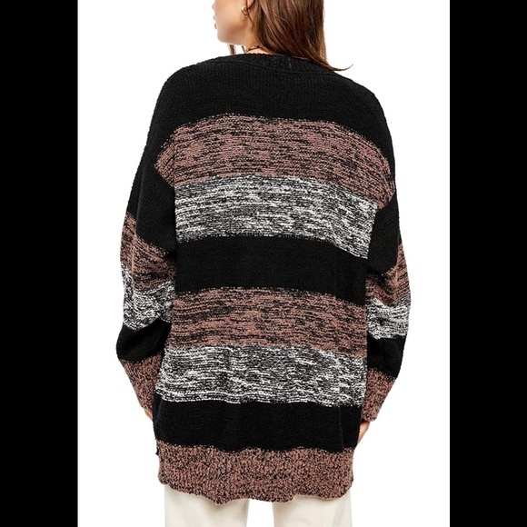 Free People Southport Beach Cardi in Blushes Combo - Picture 2 of 14